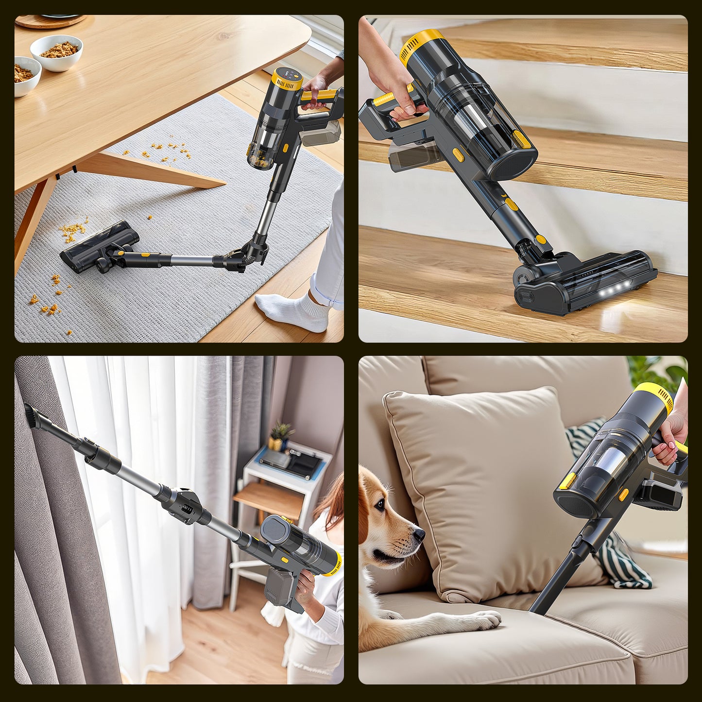 Ecarke Cordless Vacuum Cleaner for DeWALT 20v MAX Battery