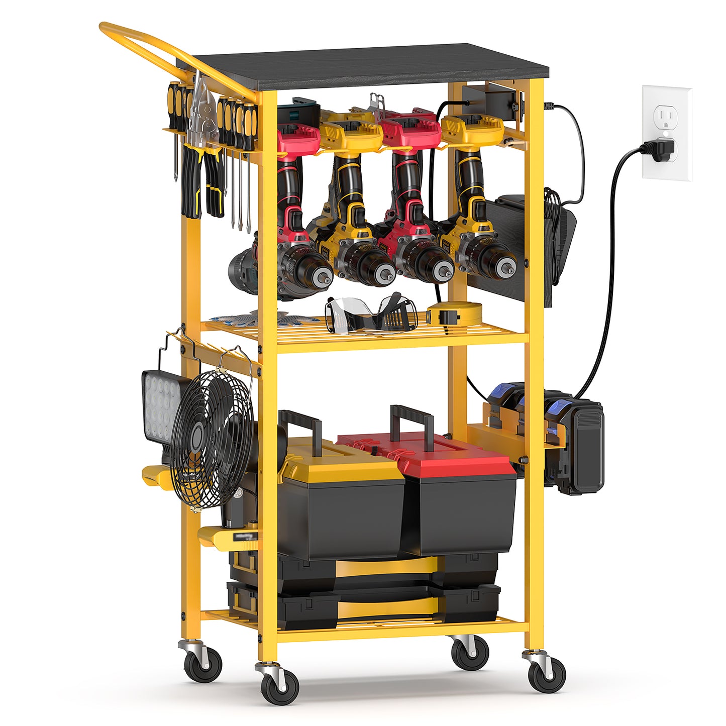Workbench with Pegboard for DeWalt Tools
