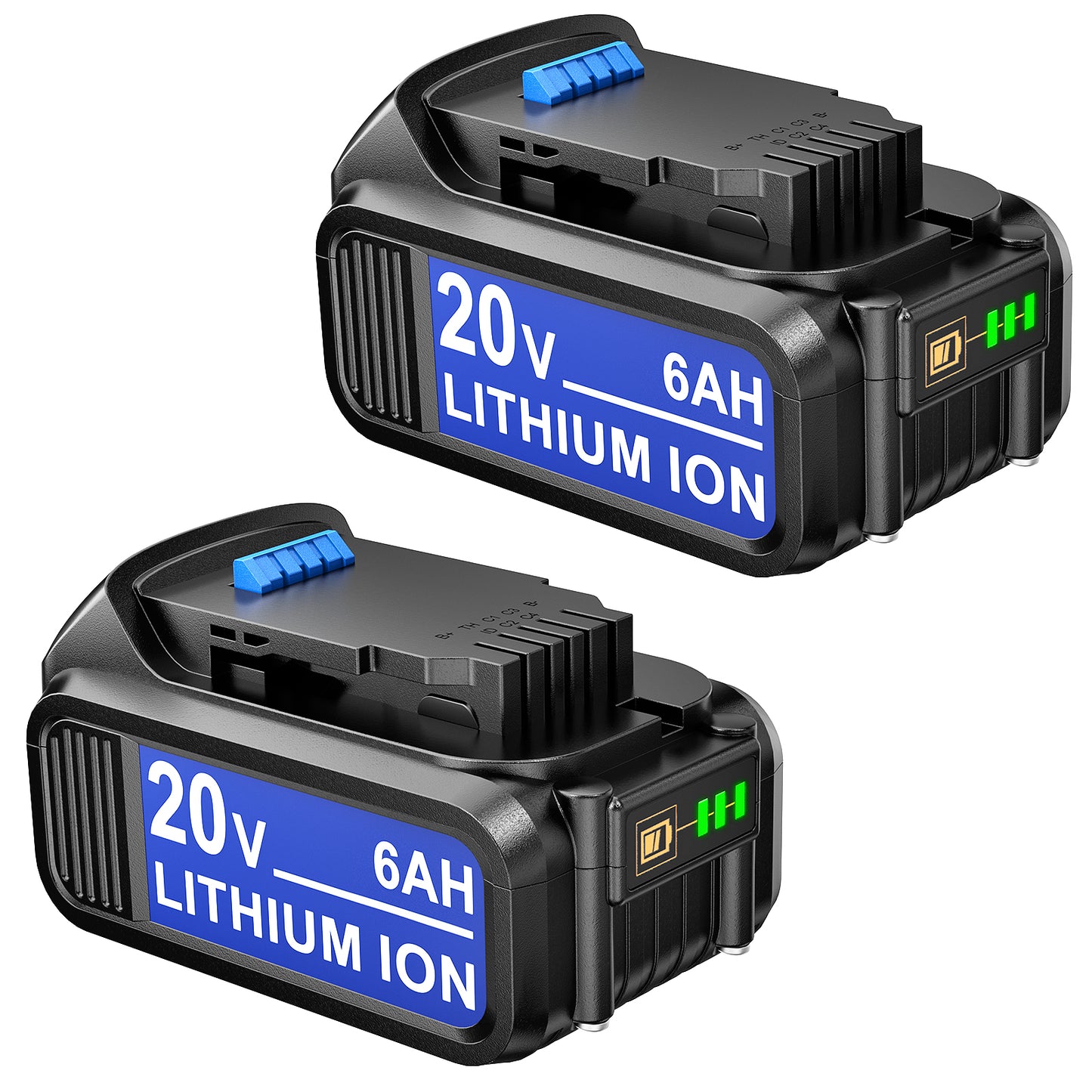 Ecarke 6Ah Replacement Battery for Dewalt Tools