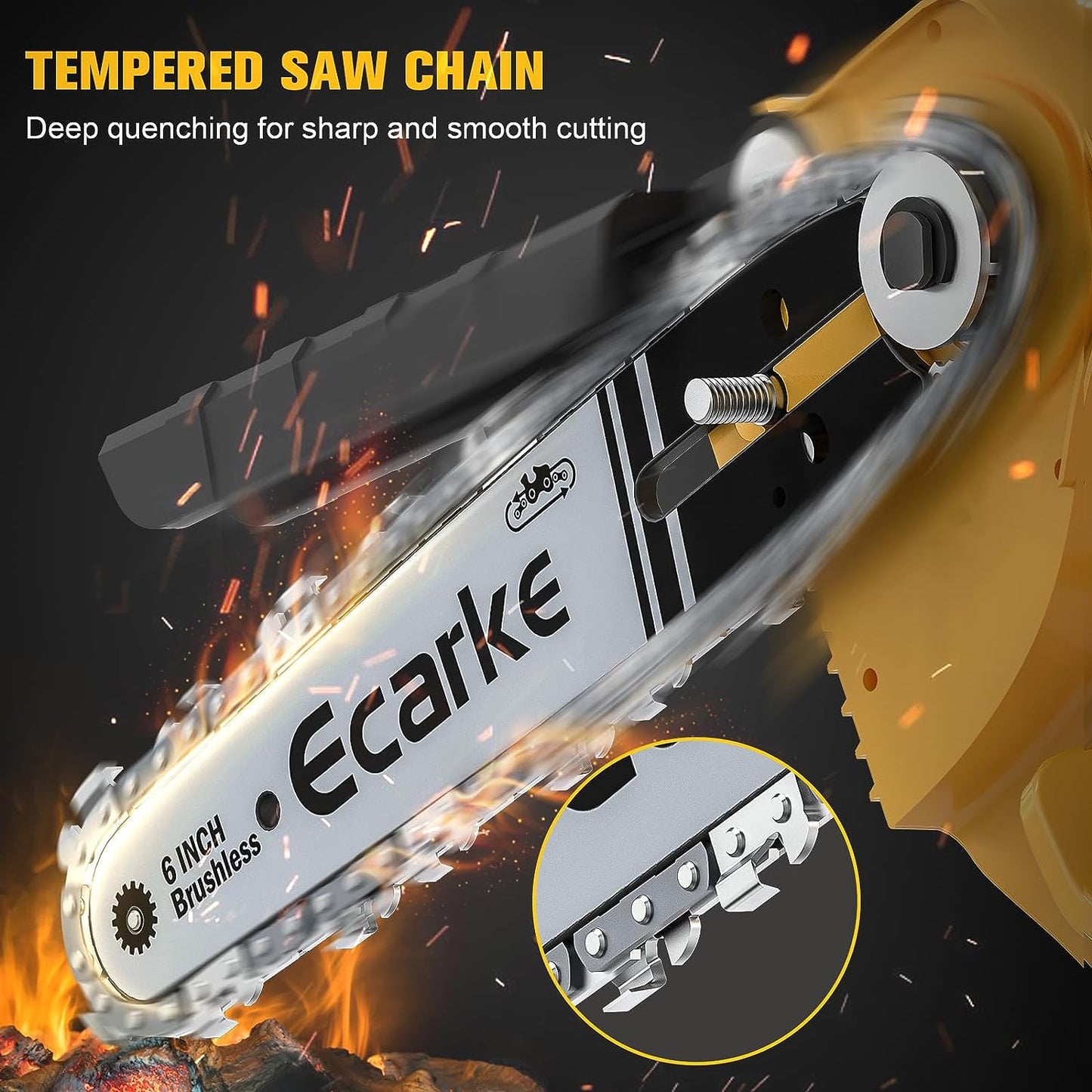 Cordless Mini Chainsaw for Dewalt 20V Battery