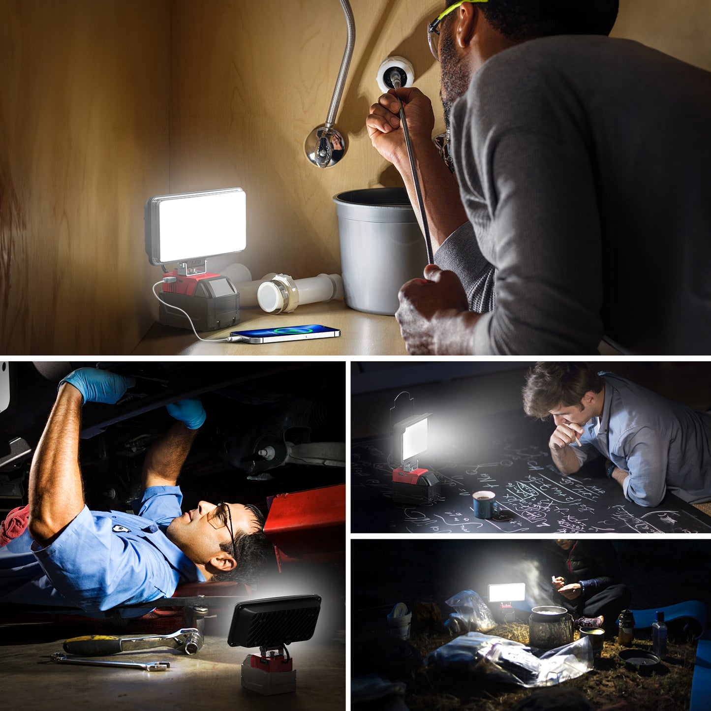 68W LED Work Light for Milwaukee M18 Battery