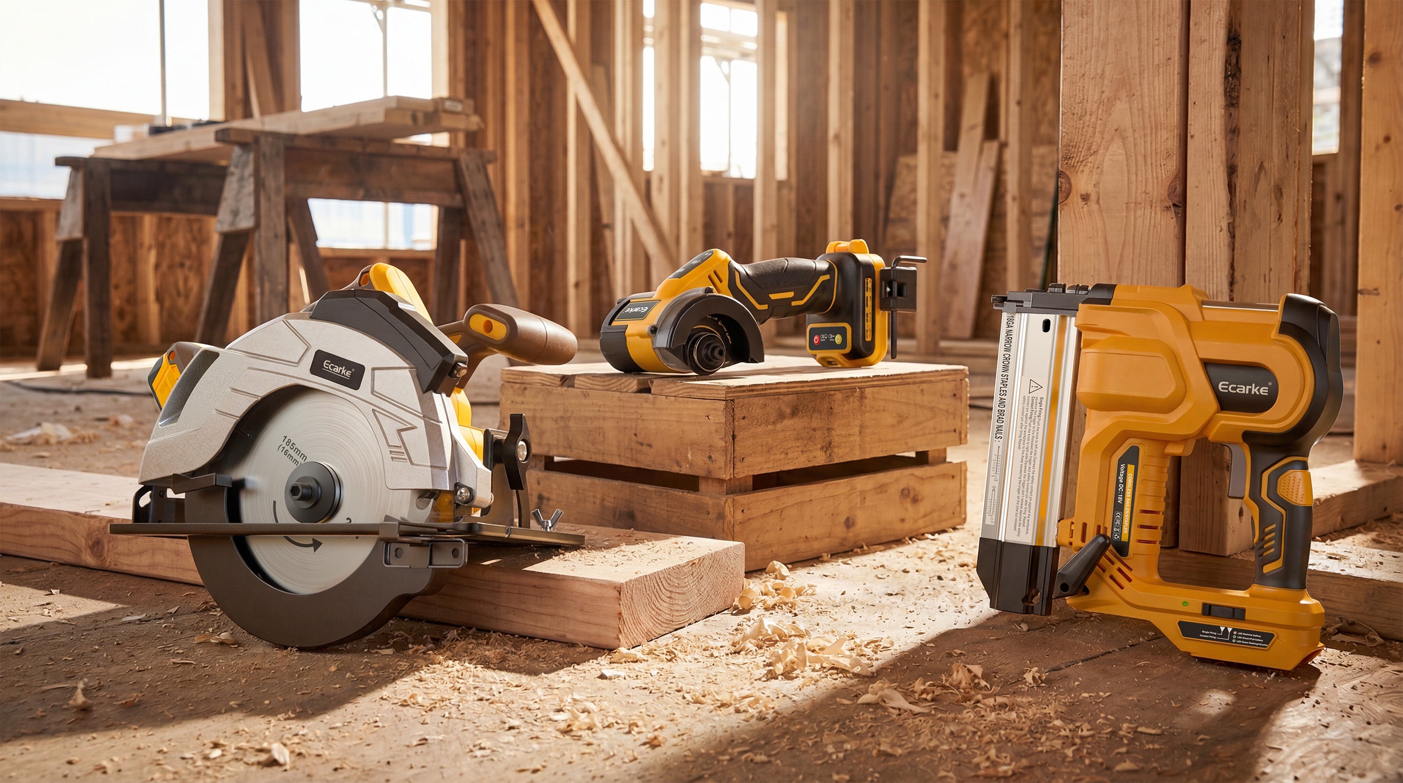 ECARKE Cordless Woodworking Tools – Battery compatible Dewalt – Ecarke