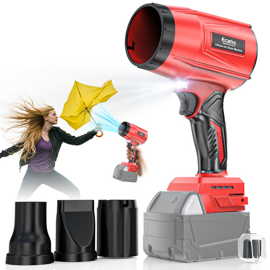 Ecarke 800,000 RPM Leaf Blower Compatible with Milwaukee 18V: Electric Turbo Jet Blower (No Battery)