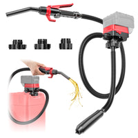 Ecarke 3.2GPM Cordless Fuel Transfer Pump, Compatible with DeWalt 20V Milwaukee 18V Battery (Without Battery)