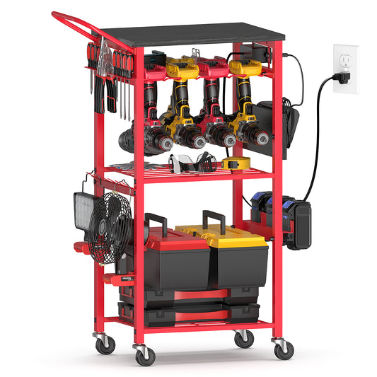 Workbench with Pegboard for Milwaukee Tools