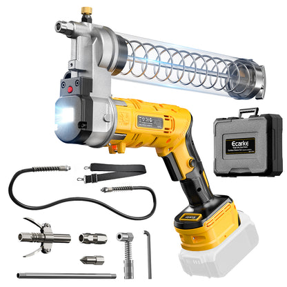 Ecarke Cordless Grease Gun Compatible with DeWalt 20V Battery (Tool Only)