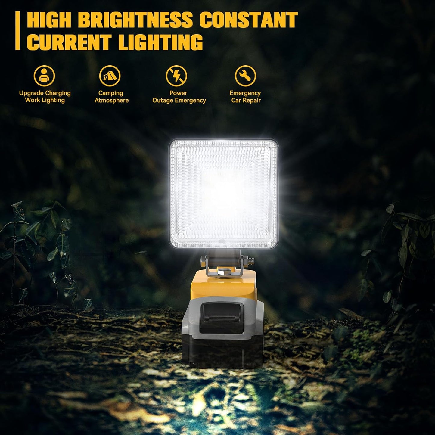 27W LED Flood Work Light for Dewalt 20V Battery