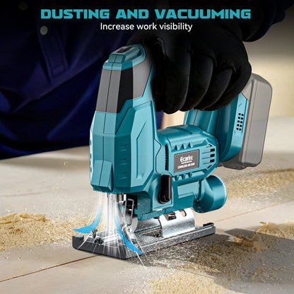 Ecarke Cordless Jig Saw Compatible With Makita 18V Battery (Without Battery)