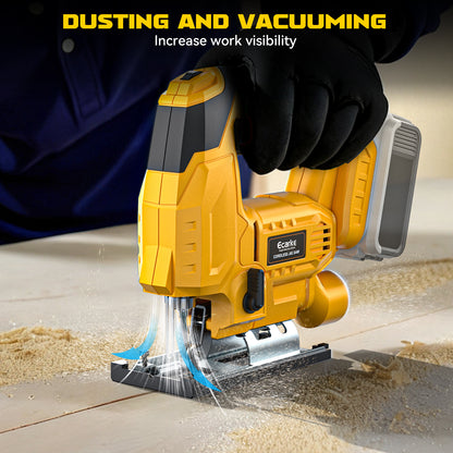Ecarke Cordless Jig Saw Compatible With Dewalt 20V Max Battery (Exclude Battery)
