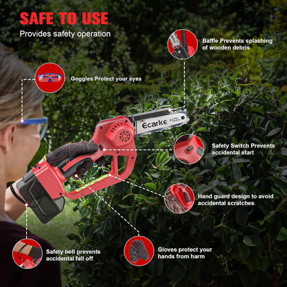 Cordless Mini Chainsaw for Milwaukee M18 Battery