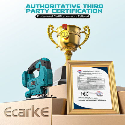 Ecarke Cordless Jig Saw Compatible With Makita 18V Battery (Without Battery)