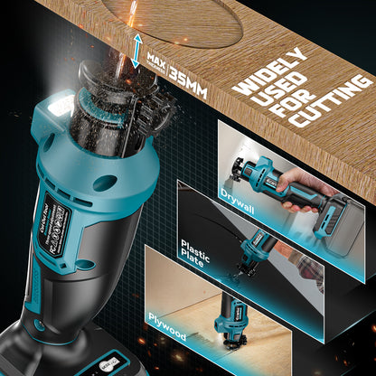 Ecarke Cordless Drywall Cut-Out Tool for Makita 18V Battery