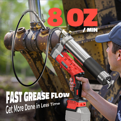 Ecarke Cordless Grease Gun Compatible with Milwaukee 18V Battery (Tool Only)