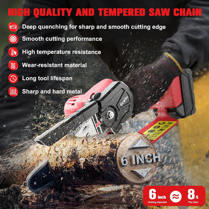 Cordless Mini Chainsaw for Milwaukee M18 Battery