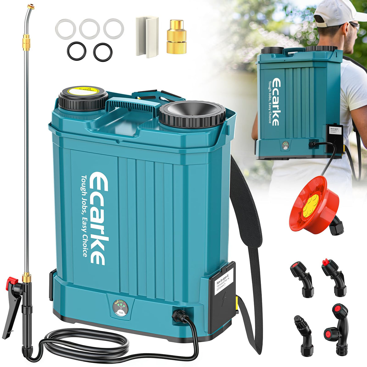battery operated backpack sprayer